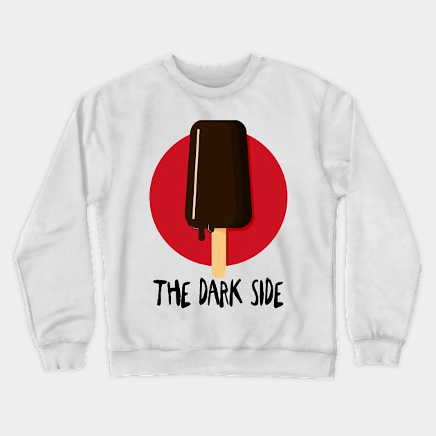 Funny Dark Chocolate Ice Cream Shirts - Ice Cream Lover Gifts Crewneck Sweatshirt by teemaniac